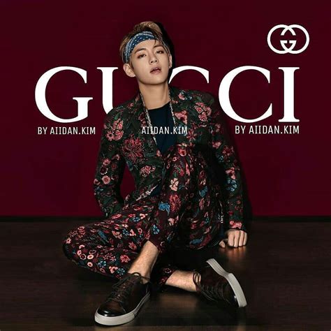 kim taehyung gucci fashion|bts v Gucci outfits.